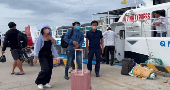 Tập trung triển khai kế hoạch bảo đản an ninh, trật tự, an toàn giao thông phục vụ vận tải đường thủy tuyến Sa Kỳ - Lý Sơn, Đảo Lớn - Đảo Bé dịp Lễ 2/9